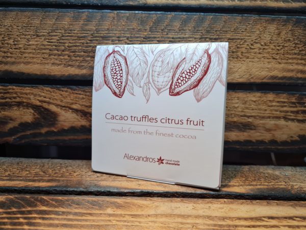 Kakao Trüffel Zitrusfrucht